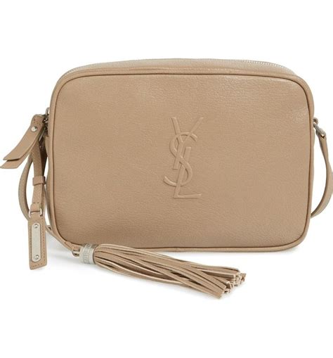 small mono leather camera bag ysl